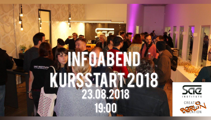 SAE Berlin - INFOABEND: Kursstart September 2018
