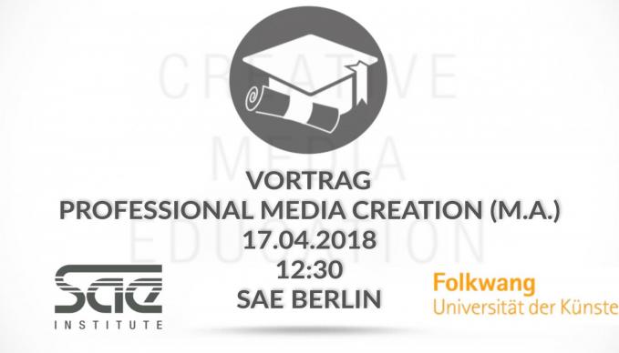 Professional Media Creation (M.A.)