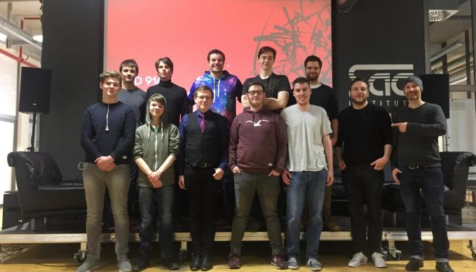 Präsentations-Show der Hamburger Game Programming Diploma Projekte des letzten Semesters