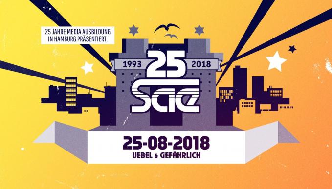 25 Jahre SAE Institute in Hamburg, Sleepwalker, Mirko Machine, Mr Schnabel, Nico Suave, Redchild, Fünf Sterne deluxe, Soundsystem, Party