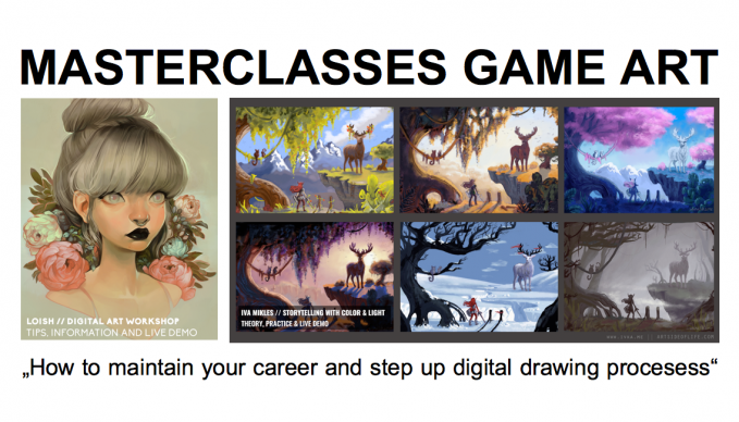 Masterclasse Game Art Digital Artists Lois van Baarle und Iva Mikles im SAE Institute Hamburg