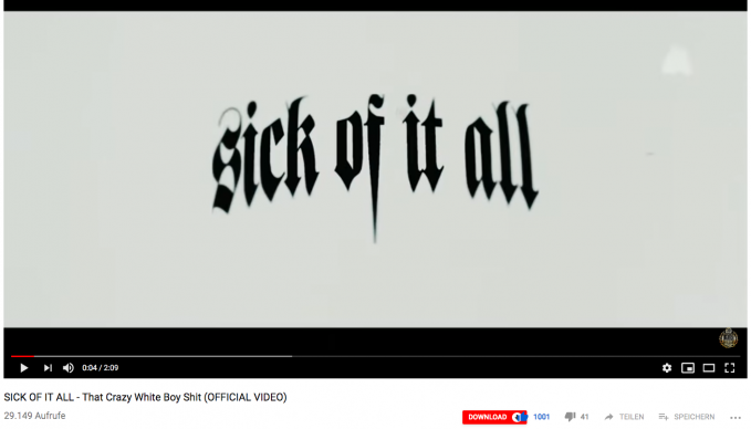 Absolvent Daniel Prieß produziert Musikvideo für Hardcore Legenden "Sick Of It All" aus NYC