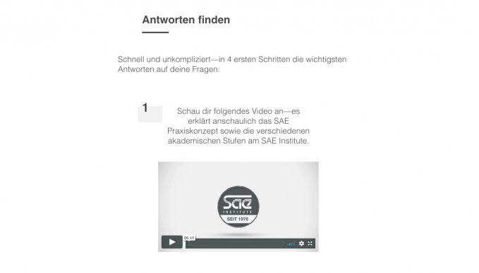 SAE BERLIN INFOPAGE - ALLE INFOS AUF EINEN BLICK